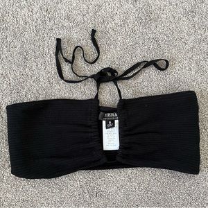 Hera tube top with strings